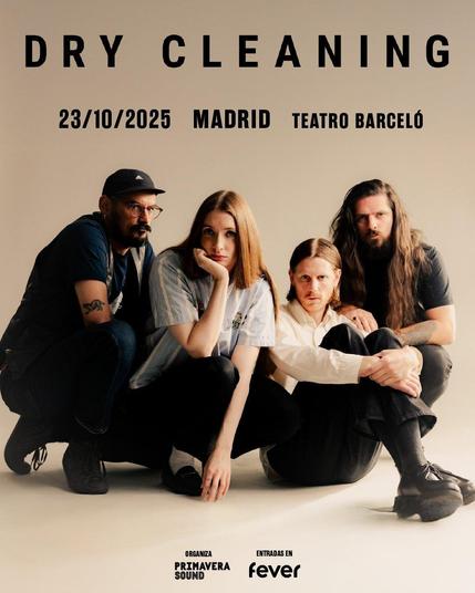 Concierto Dry Cleaning en Madrid el 23 de octubre
