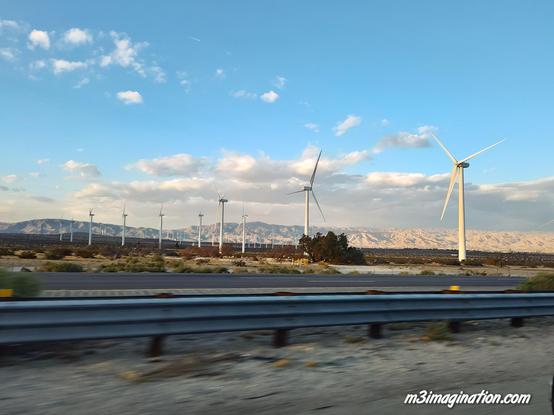 Palm Springs Windmills California