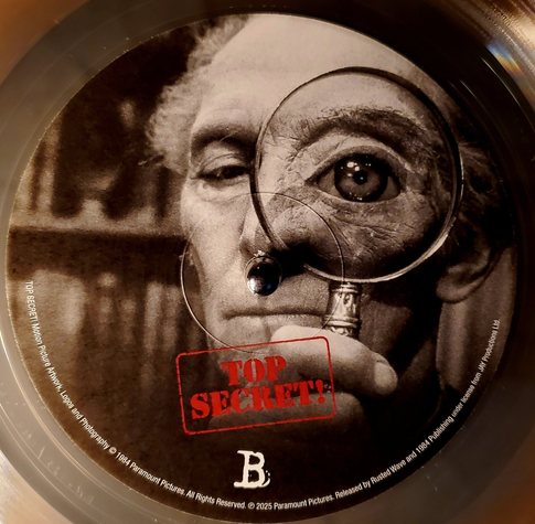That's Peter Cushing on the center label of side B!