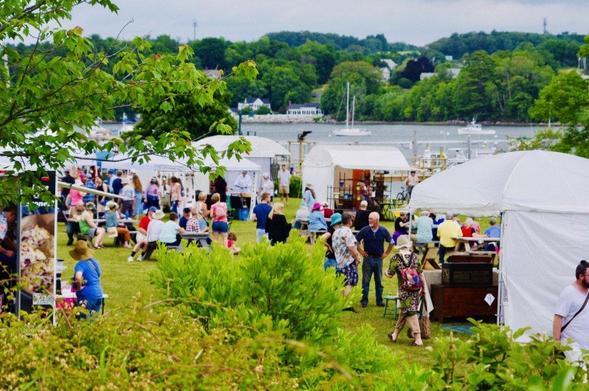 Arts in the Park, in Belfast, Maine!