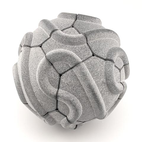 A rearrangement of the previous tiling. 