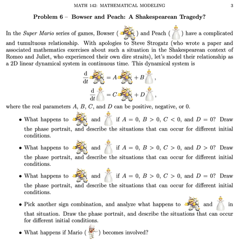 Bowser–Peach dynamical system