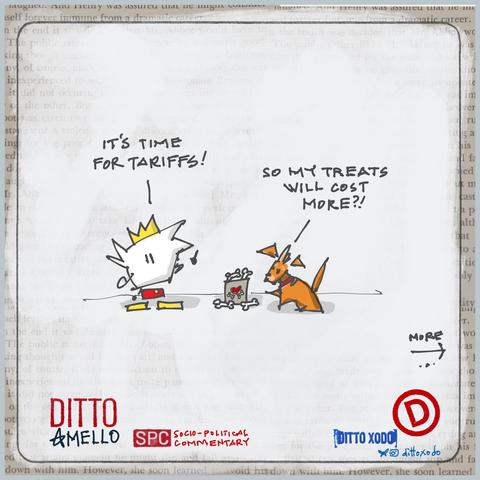 Ditto proclaims: IT’S TIME FOR TARIFFS!


Mello, shocked: So my treats will cost more!?


2 of 3 
Continue...