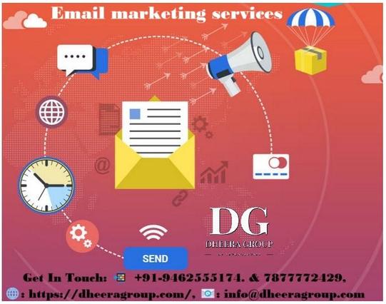 Email marketing services help businesses connect with their audience, promote products or services, and build customer relationships through targeted email campaigns.
Get In Touch: 📲 +91-9462555174. & 7877772429, 🌐: https://dheeragroup.com/, 📧: info@dheeragroup.com

#Emailmarketingservices #EmailmarketingInIndia, #emailmarketingcampaigns #PerfectEmailDeliverySolution