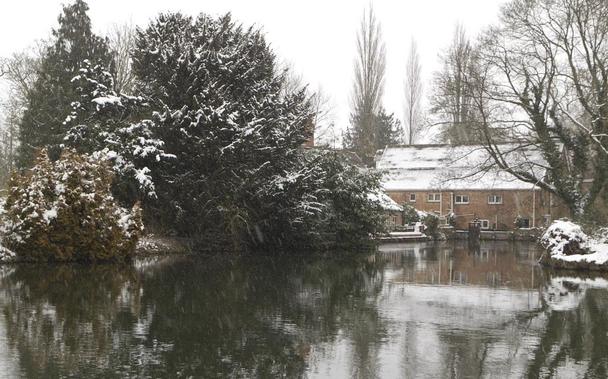 A photo titled "mill waters", taken near Ham Mill Bypass Sluices (Qty 3) by barryskeates on Flickr.