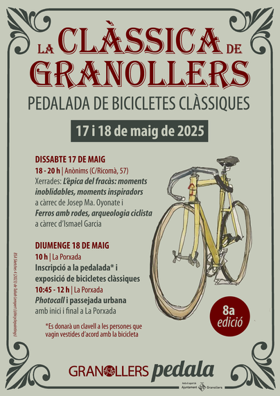 cartell pedalada clàssica