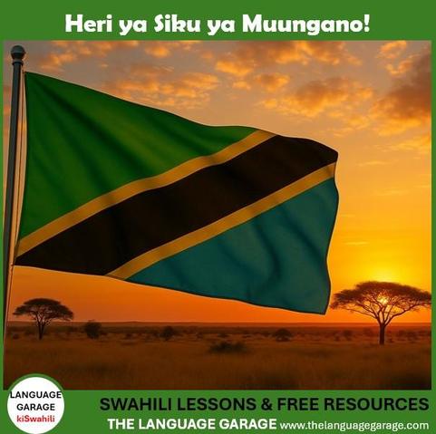 Learn about Tanzania's Union Day, Siky ya Muungano, image of the flag of Tanzania