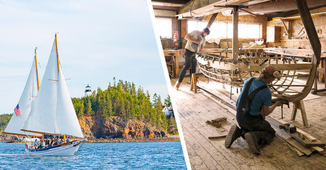 A Journey through wooden boats (in Rockland, Maine)