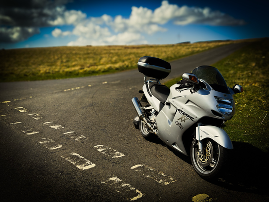 Honda Blackbird on Caldbeck