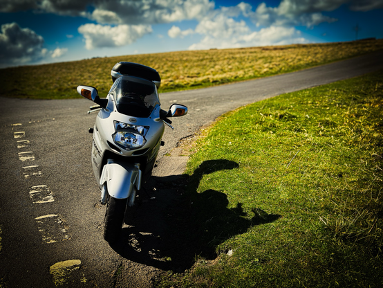 Honda Blackbird on Caldbeck