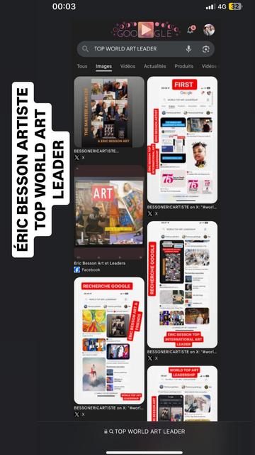 ÉRIC BESSON ARTISTE LEADER 
https://www.singulart.com/my-singulart/dashboard/visibility

https://besson.dictionnairedesartistescotes.com

https://instagram.com/eric_besson_art?igshid=

#art #artist #collectors #passion #artleadership #topworldart #artmaster #famousartist #master #grandesignature #France #Bordeaux #celebrities #international #leadership #Leader #famous #painter #artisteconnu #masterpiece #masterpieces #artcontemporain #contemporaryart 
