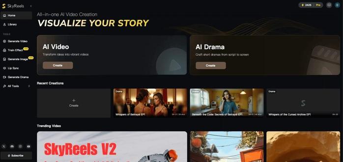 Bring your stories to life in minutes! 🎬✨ SkyReels lets you turn ideas into cinematic AI videos, animations, or comics—no experience needed. Create, customize, and share in HD or 4K. Ready to wow your audience? #AIVideoCreation