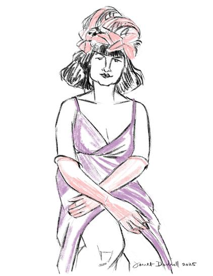 ipad sketch of model