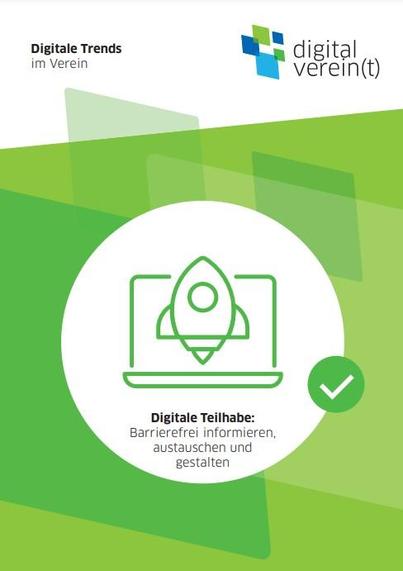 Deckblatt des digital verein(t)-Handbuchs "Digitale Teilhabe"