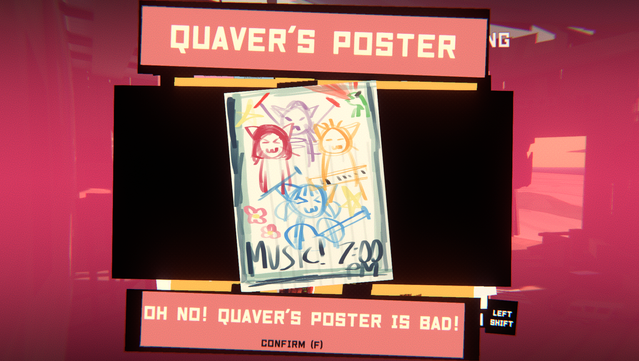 A moment in Unbeatable's demo where quaver shows authentic artistic skills