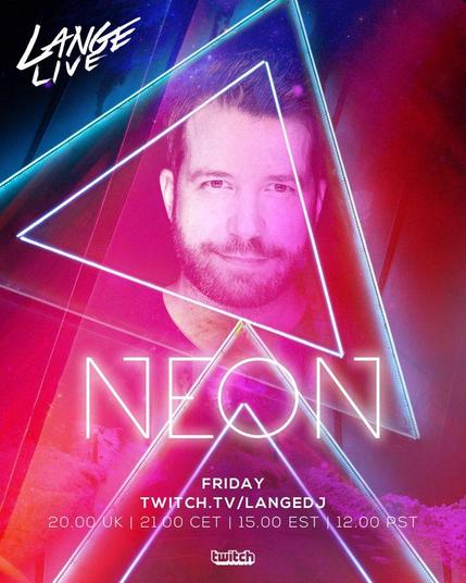 NEON Trance music with DJ Lange on Twitch @8pm GMT
Twitch.TV/LangeDJ