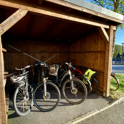 Et pyttelite sykkelskur i Stavanger 