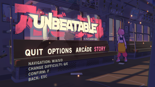 Unbeatable's main manu screenshot