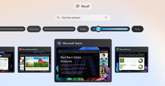 Microsoft Recall and AI Search Launch on Copilot Plus PCs.