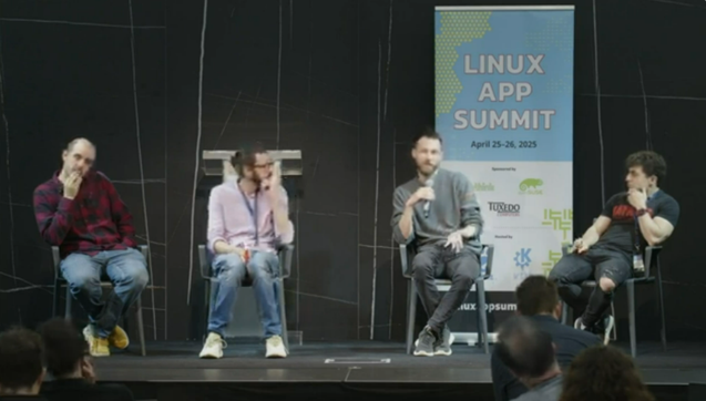 Panel discussion at LinuxAppSummit