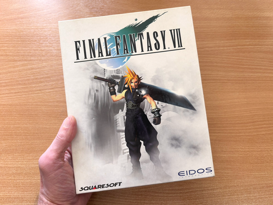 Final Fantasy VII box (1997, Squaresoft / Eidos Interactive)