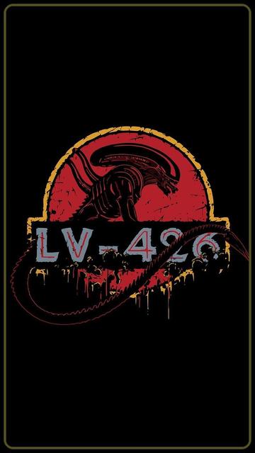 Parody of Jurassic Park with Alien on cover and '4-26' title