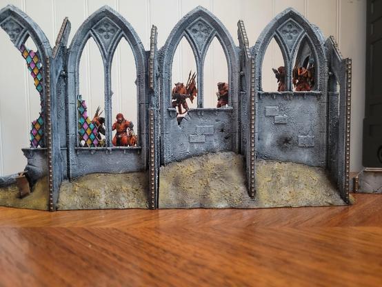 Rats infesting a ruin
