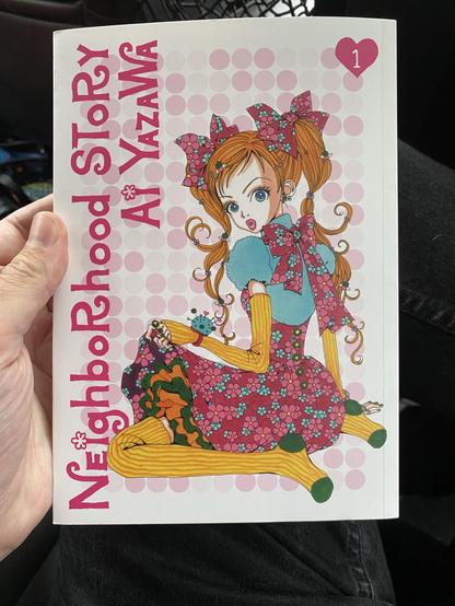 The cover of volume one of Ai Yazawa’s manga, Neighborhood Story, in English.