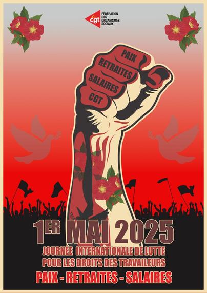 1er mai 2025 LA CGT FRANCE TRAVAIL BOIRGOGNE FRANCHE COMTE (BFC)