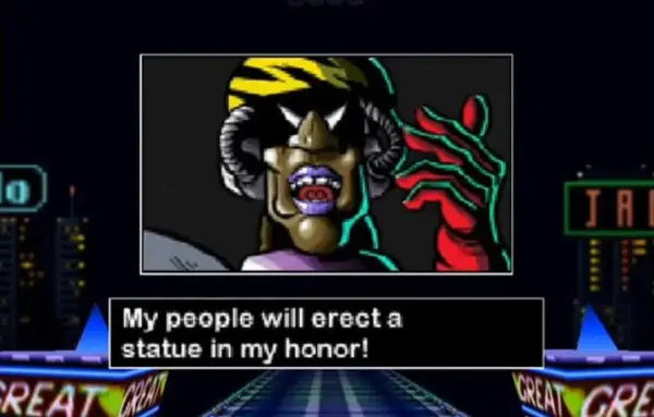 4 screenshots of characters that resemble Captain Falcon from F-Zero, likeness ranging from superficially to being a direct palette swap of him.