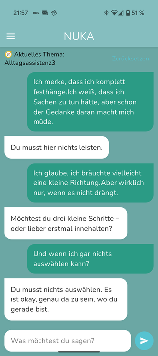 Ein kleiner Testdialog