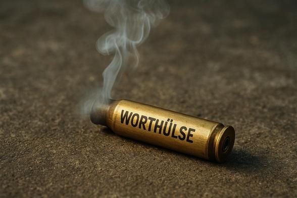 Die abgefeuerte Worthülse