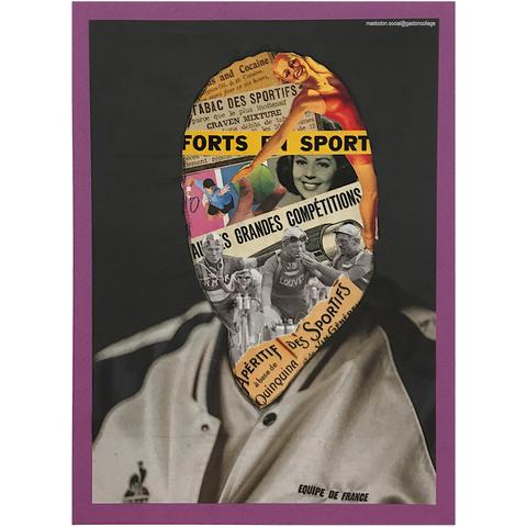 Série en cours... [ MÉMOIRE VIVE ] collage papiers sur papier, 21x29,7cm, 2025
artiste : Gaston - @gastoncollage