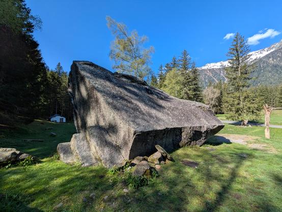 Le rocher d'Orthaz