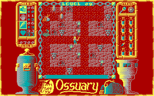 Level 9 of the ossuary, on which serpents start to appear.