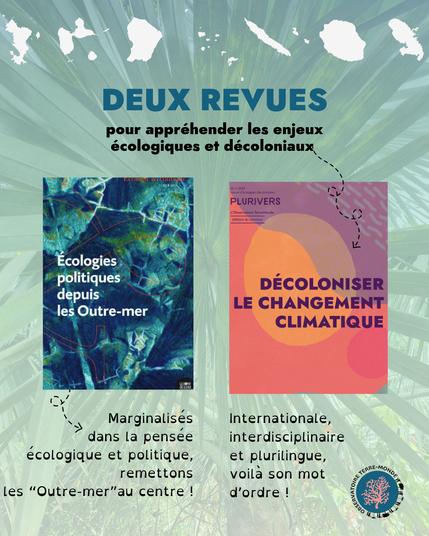 Plurivers : revue interdisciplinaire et plurilingue produite par l'OTM aux Éditions du Commun
Le n°63 de la revue Écologie et Politique consacré aux "Outre-mer", dirigé par l'OTM