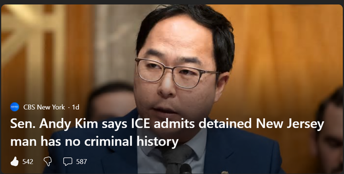 CBS New York

Sen. Andy Kim says ICE admits detained New Jersey man has no criminal history

Story by Marcia Kramer