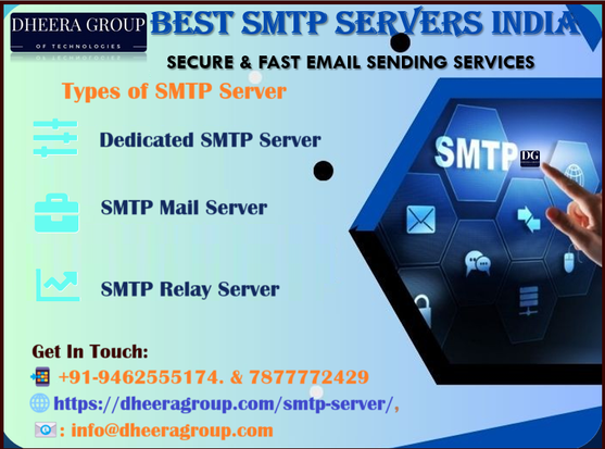 Find the most reliable SMTP server providers in India for seamless email delivery. Compare features, pricing, and ensure your emails reach the inbox. Get In Touch: 📲 +91-9462555174. & 7877772429🌐https://dheeragroup.com/smtp-server/, 📧: info@dheeragroup.com
#BestSMTPServerProviderinIndia #ReliableSMTPServerService #Emailcampaigns #DedicatedSMTPMailServerServices #SMTPrelayservice
