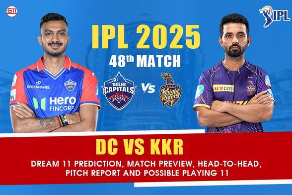 DC vs KKR 48th Match IPL 2025