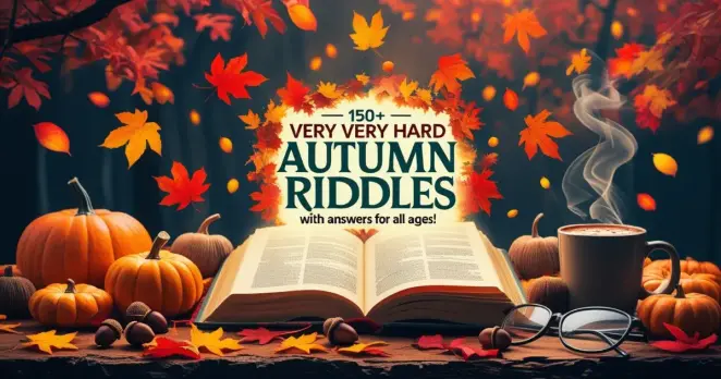 Autumn Riddles with answers featured image