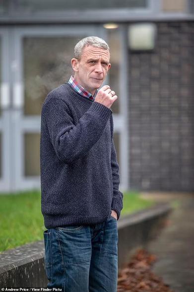 David Mottishead, photographed outside court in 2023. (Via Daily Mail).