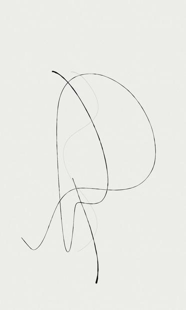 Pen drawing with my eyes closed abstract