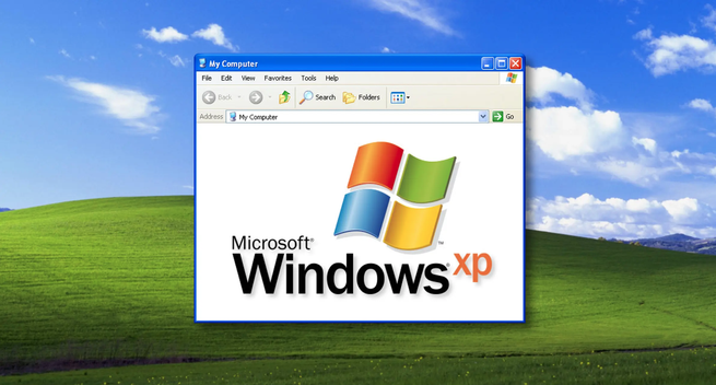 Windows XP blue title