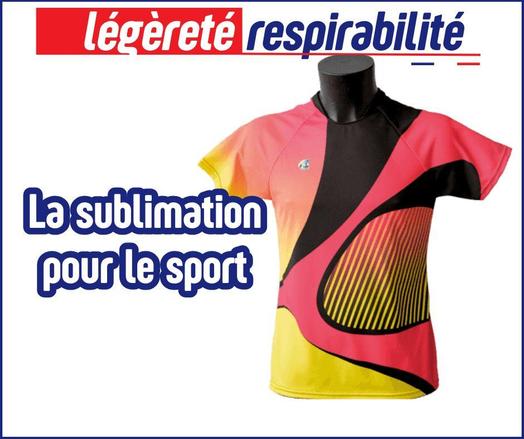 Pour le sport: des maillots qui allient la légèreté et la respirabilité imprimés par Sublimation