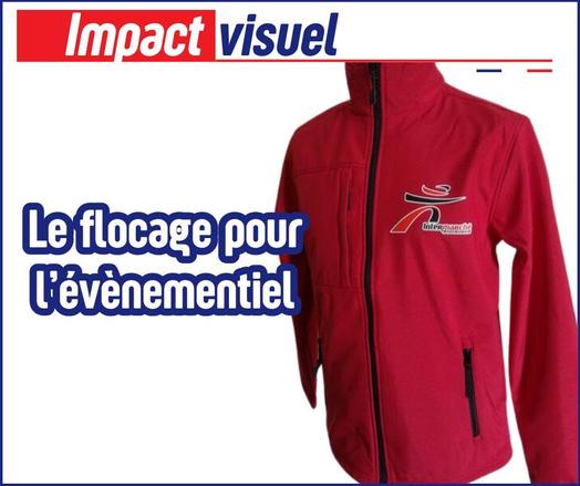 Pour l'évènementiel: des vêtements à fort impact visuel marqués par flocage