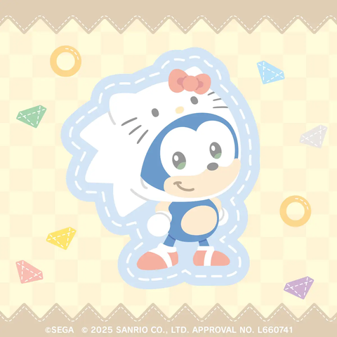 Sonic the Hedgehog Joins 2025 Sanrio Character Ranking with Hello Kitty Crossover
