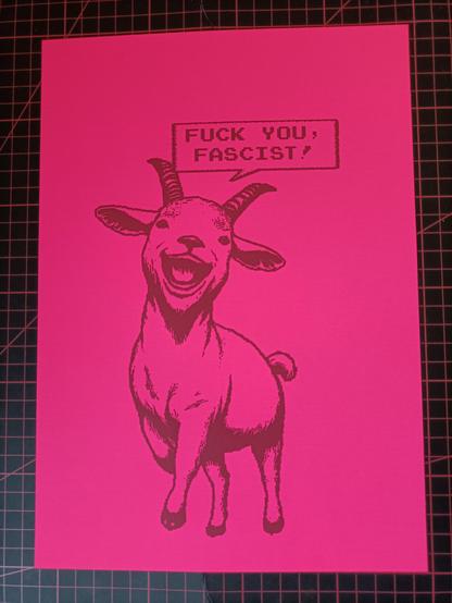 "Fuck you, fascist!" says the scapegoat.