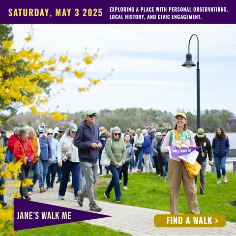 Jane's Walk Maine is Saturday May 3, 2025!