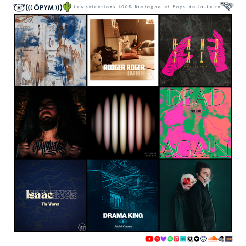Semaine 18/2025

#rock #pop #folk #electro #jazz #prog #indus #experimental #indiemusic 
#bretagne #breizh #paysdelaloire 
#finistere #cotesdarmor #morbihan #illeetvilaine #loireatlantique #vendee #mayenne #sarthe 
#brest #quimper #lorient #vannes #saintbrieuc #rennes #roazhon #nantes #naoned #saintnazaire #chateaubriant #larochesuryon #cholet #angers #laval #lemans