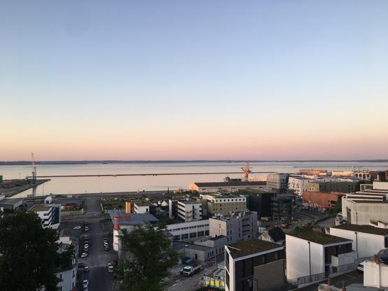 Rade de Brest depuis le promontoire de la gare !
